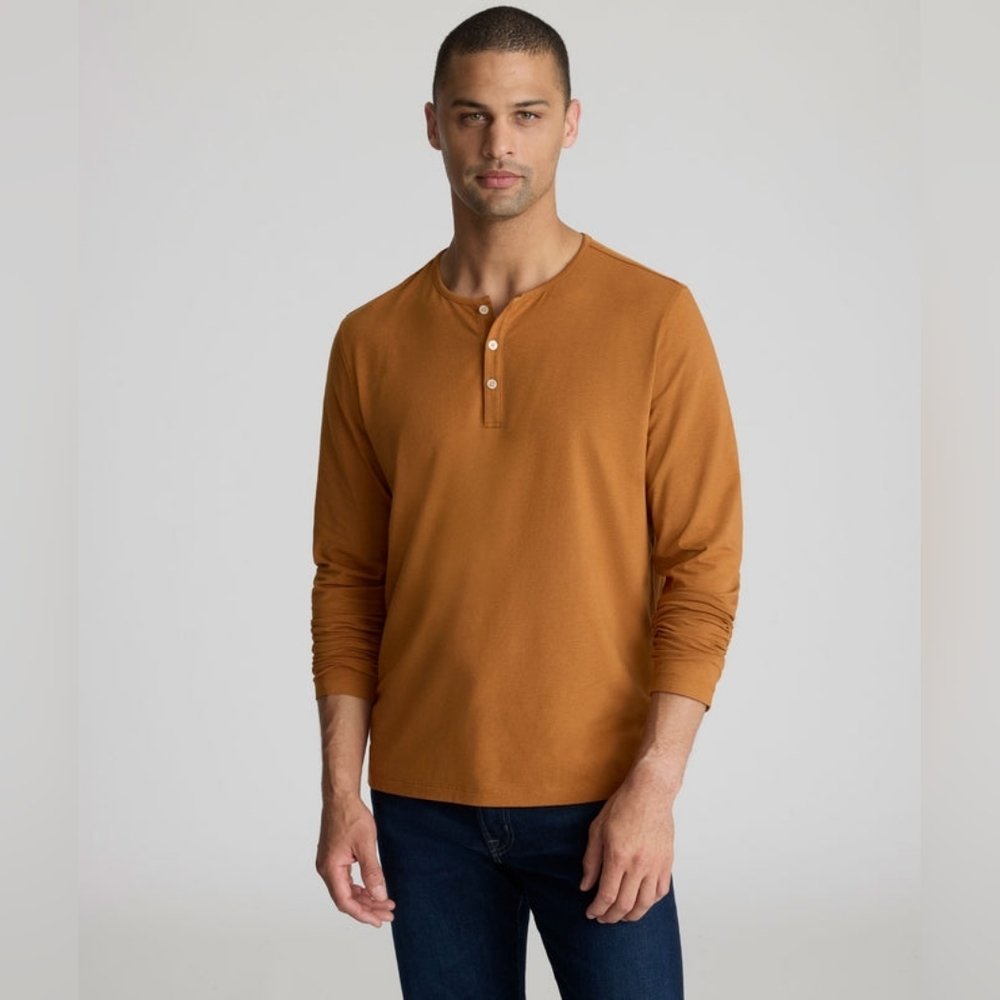 Untuckit Eco Soft Albarino Henley In Lye